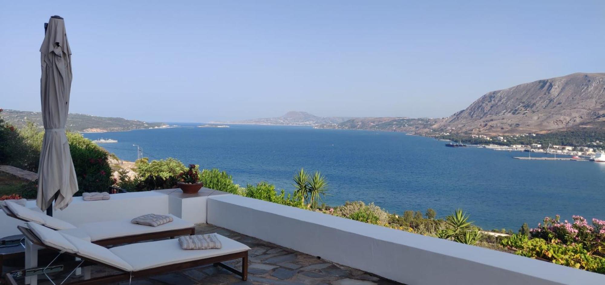 Panoramic Seaview Holiday House Суда Экстерьер фото