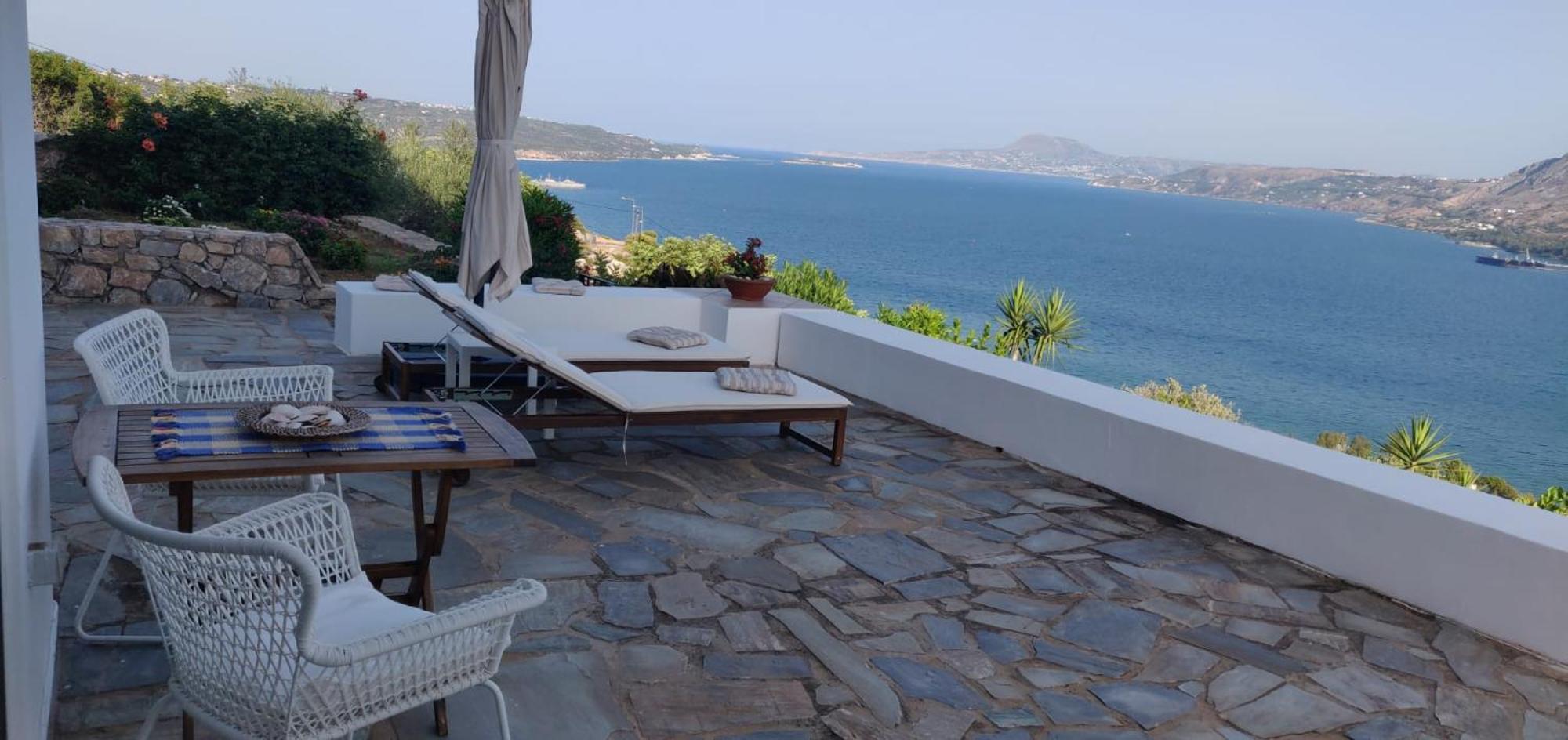 Panoramic Seaview Holiday House Суда Экстерьер фото
